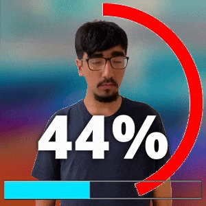44%