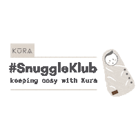 kuraorganics organic kura snug its here Sticker