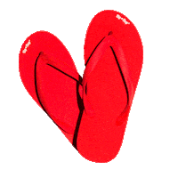 flip-flop love heart red liebe Sticker
