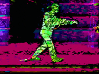 Pixel Scrolling GIF