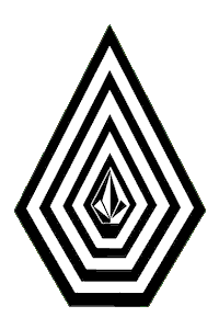 Op Art Stone Sticker by Volcom