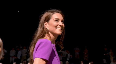 Kate Middleton Sport GIF by Wimbledon