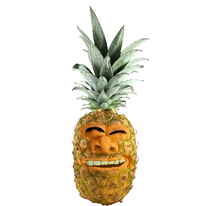 Pineapple Plantation Smile Sticker by kind kine