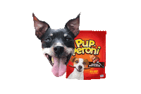 PupperoniTreats happy dog yes excited Sticker