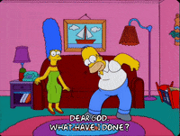 scared homer simpson GIF