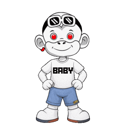 Happy Baby Sticker by Zhot