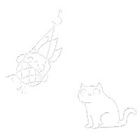 Cat Pet Sticker by feey.pflanzen