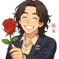 Love You Rose Sticker