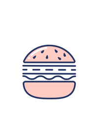 Food Burger Sticker by iZettle Social