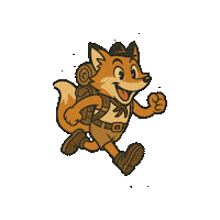 Fox R Sticker