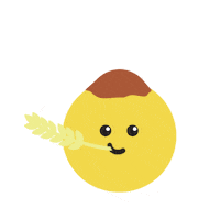 SUCO_org plant smiley sustainable farmer Sticker