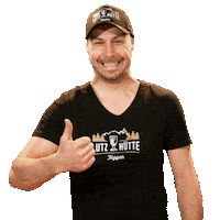 lutzhuette smile ok thumbs up okay Sticker