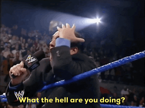are you serious smackdown live GIF by WWE