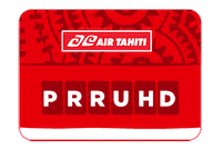 _AirTahiti_ airport airline destination tahiti Sticker