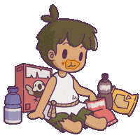 Hungry Snacks Sticker by Castaways