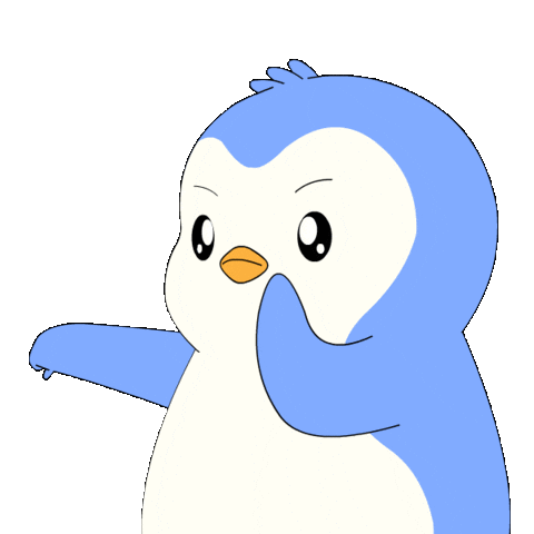 I Dont Like Thumbs Down Sticker by Pudgy Penguins