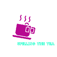 BetaLucca hot tea spill spill the tea Sticker