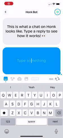 designdetails ios typing honk GIF