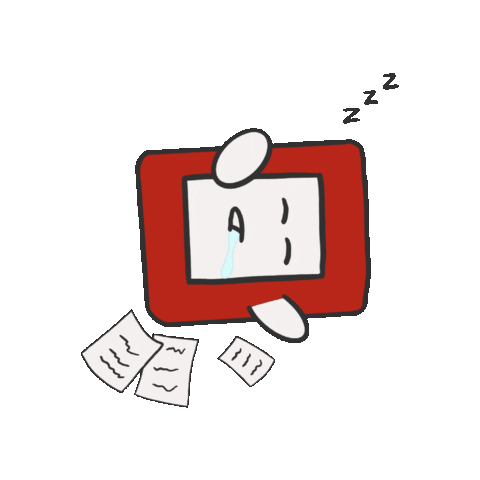 Tired Z-Ro Sticker by ACCA Malaysia