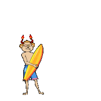 Crypto Surf Sticker by BigBrains