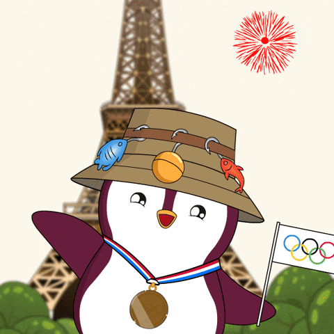 Olympic Games Sport GIF by Pudgy Penguins