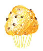 Dessert Cupcake Sticker by Columbus Café & Co