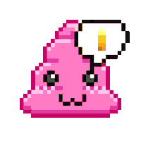 Art Shitting Sticker by Poopies.io