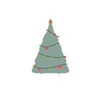 X Mas Christmas Sticker