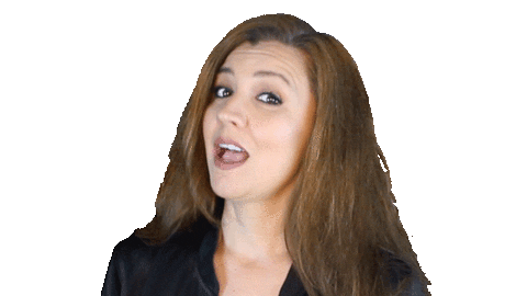 right on wink Sticker by Amanda Cee Media