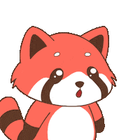 Red Panda Crown Sticker