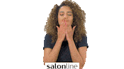 girl kiss Sticker by Salon Line