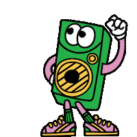 Sound Speaker Sticker by TeamSKIP