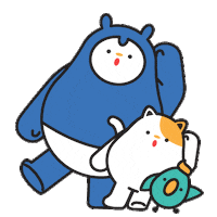 Huh Sticker by Loka Made