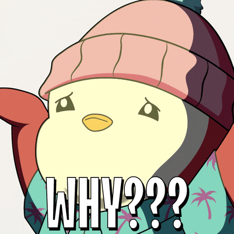 Why Me No GIF by Pudgy Penguins
