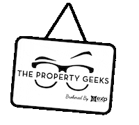 ThePropertyGeeks real estate realtor geek sign Sticker