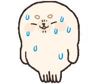 Nervous Sweat Sticker