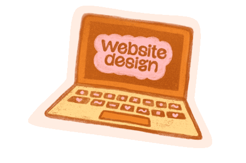 jademdesign giphyupload laptop website web design Sticker