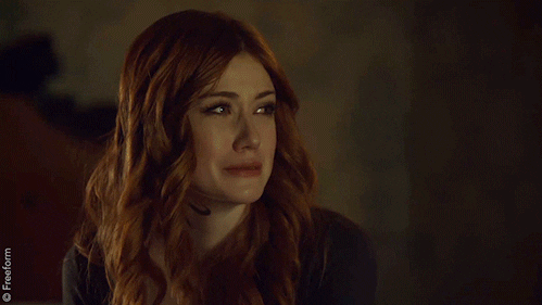 clary fray crying GIF by Shadowhunters