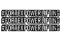 Fortex Powerlifting Sticker by Fortex Fitness