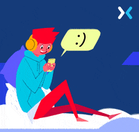 watchmixer happy smile yes text GIF