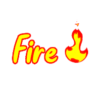 Fire Sticker by inspiremetro