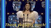 rachel weisz bafta film awards 2019 GIF by BAFTA