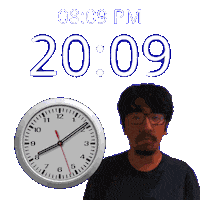 Twenty Nine 8Pm Sticker