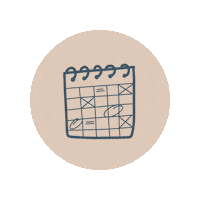 Calendar Calendrier Sticker by Mèzamé Paris