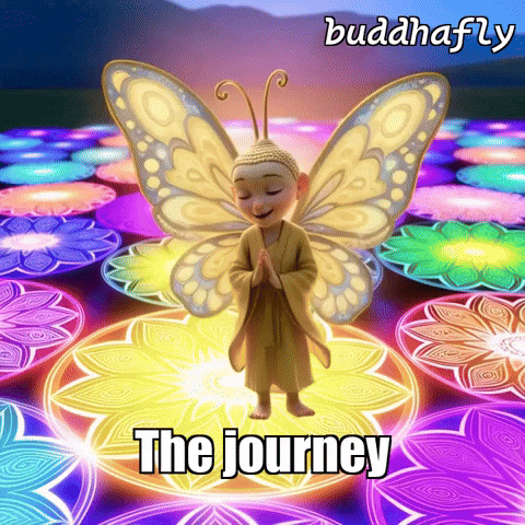 Peace Glow GIF by BuddhaFlyJourney