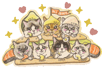 Burger Sticker
