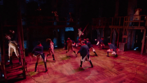 Hamilton Musical Broadway GIF by BroadwaySacramento