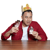 BurgerKingIndonesia delivery cheeseburger bk burger king Sticker