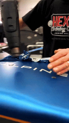 HEXIS wraps an Alpine F1 Team car