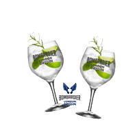 bombardiergin drink cheers gin ginbombardier Sticker